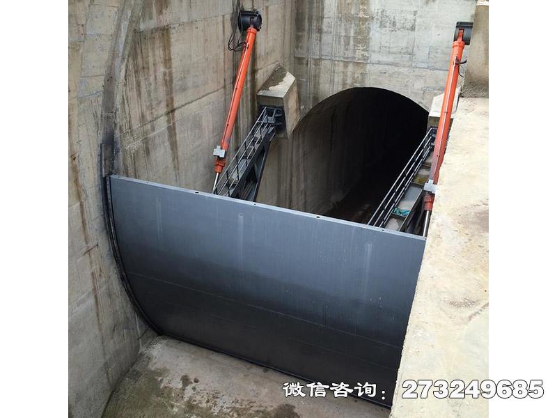 武陵弧形水庫閘門